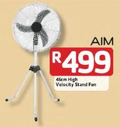 Aim High Velocity Stand Fan - 45cm 