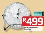 Counter Point Velocity Floor Fan - 45cm 