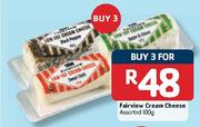 Fairview Cream Cheese Assorted - 3 x 100g