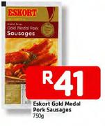 Eskort Gold Medal Pork Sausages-750g