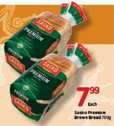 Sasko Premium Brown Bread - 700g Each