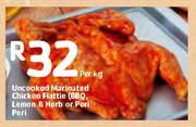 Uncooked Marinated Chicken Flattie-Per Kg