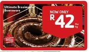 Ultimate Braaimaster Boerewors - Per Kg