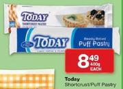 Today Shortcrust/Puff Pastry-400G Each