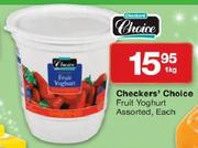 Checkers Choice Fruit Yogurt Assorted-1kg