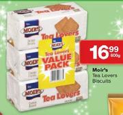 Moir's Tea Lovers Biscuits-600g