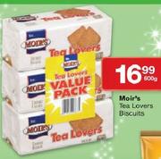 Moir's Tea Lovers Biscuits-600G