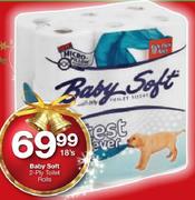 Baby Soft 2-Ply Toilet Rolls-18's