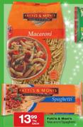 Fatti's & Moni's Macaroni/Spaghetti-1Kg Each