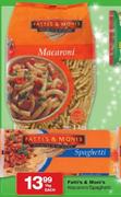 Fatti's * Monni's Macaroni/Spaghetti-1kg Each