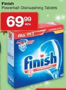 Finish Powerbal Dishwashing Tablets-42's