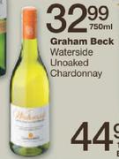 Graham Beck Waterside Unoaked Chardonnay-750ml