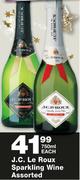 J.C. Le Roux Sparkling Wine-750ml Each