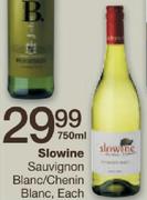 Slowine Sauvignon Blanc/Chenin Blanc-750ml Each