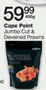 Cape Point Jumbo Cut & Deveined Prawns-400g
