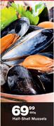 Half-Shell Mussels-800g