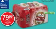 Castle Lager Beer Cans-12 x 440ml