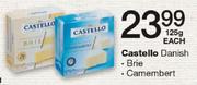 Castello Danish Brie/Camembert-125gm Each
