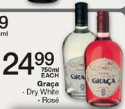 Graca Dry White/Rose-750ml Each