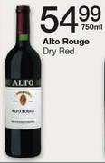 Alto Rouge Dry Red-750ml