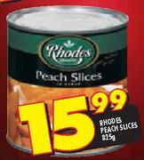 Rhodes Peach Slices-825g