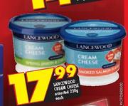 Lancewood Cream Cheese Assorted-230g Each