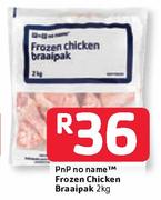  PnP No Name Frozen Chicken Braaipak- 2Kg