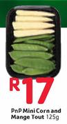 PnP Mini Corn & Mange Tout- 125g