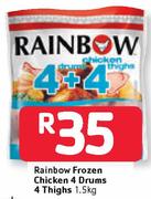 Rainbow Frozen Chicken 4 Drums 4 Thighs-1.5kg