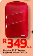 Kingston 15.6" Laptop Bag Black Or Red K8533W Each