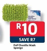 PnP Chenille Wash Sponge