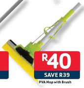 PVA Mop With Brush
