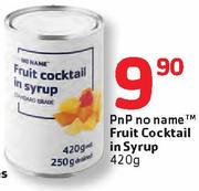 PnP No Name Fruit Cocktail In Syrup-420G