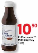PnP No Name Mild Chutney-430G