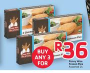 Penny Wise Frozen Pies Assorted-2's