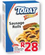 Today Sausage Rolls Assorted-40's