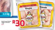  Goldi Frozen Chicken Things Or Breasts-1.5 Kg Each