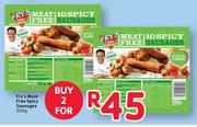 Fry's Meat Free Spicy Sausages-2 x 500g