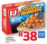I&J Golden Smackeroos Assorted -800g 