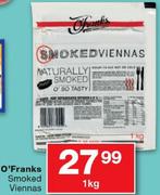 O' Franks Smoked Viennas-1Kg