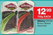 Albany Ultima Brown Bread-700G Each