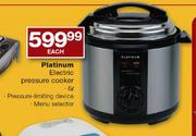 Platinum Electric Pressure Cooker-6ltr
