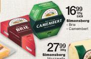 Simonsberg Brie/Camembert-125gm Each
