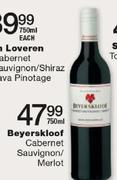Beyskloof Cabernet Sauvignon/Merlot-750ml Each
