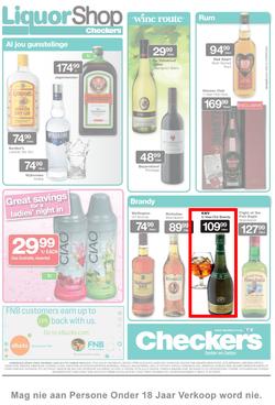 Checkers Gauteng : Liquor Shop Specials ( 24 Feb - 09 Mar 2014 ), page 2