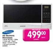 Samsung 20 Ltr Electronic Microwave 