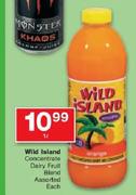 Wild Island Concentrate Dairy Fruit Blend Assorted-1Ltr