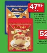 Cafe Enrista 3 In 1 Coffee, Mild-500g, Regular-500g, Strong-400g Each