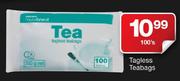 Housebrand Tagless Teabags-100's