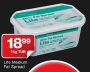 Housebrand Lite Medium Fat Spread-1kg Tub